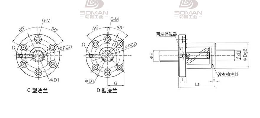KURODA GR3605FS-CAPR 日本黑田精工丝杠钢珠安装方法