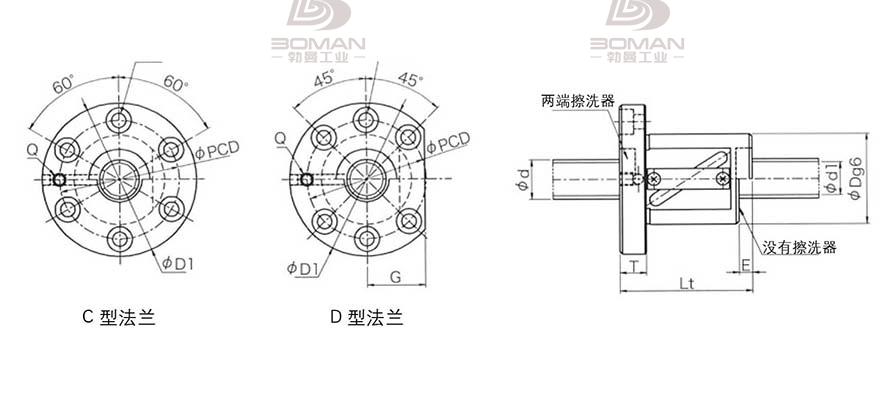 KURODA GR4510FS-DALR 日本黑田丝杆和THK丝杠