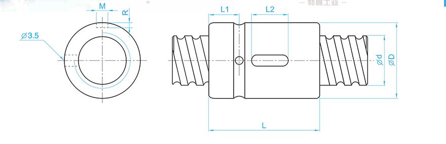 TBI SCI03204-4 滚珠TBI螺旋丝杆规格