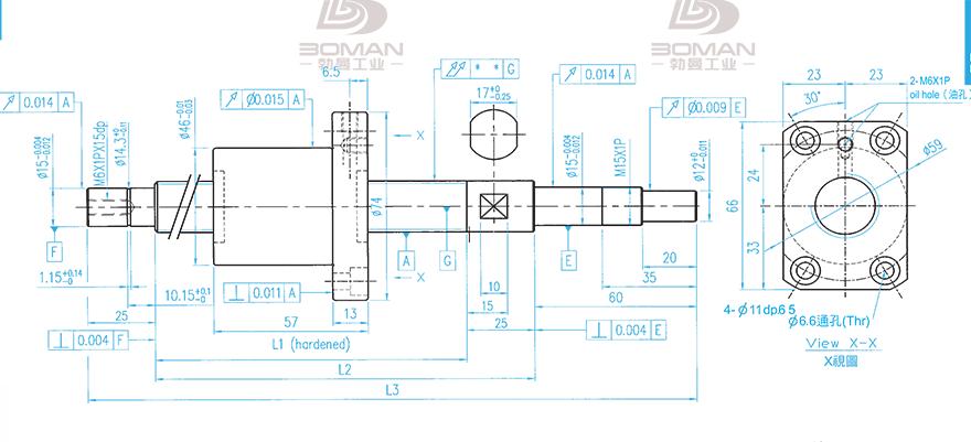 TBI XSVR02010B1DGC5-599-P1 tbi滚珠丝杆模型